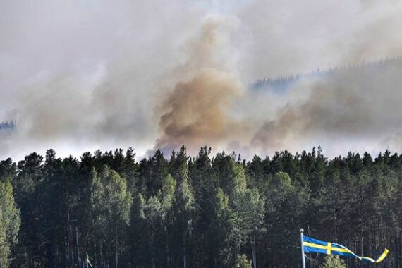 International assistance arrives in Sweden  to help fight ‘70 forest fires, large and small’