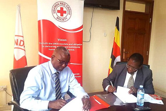 Uganda’s Red Cross and met authority sign MOU