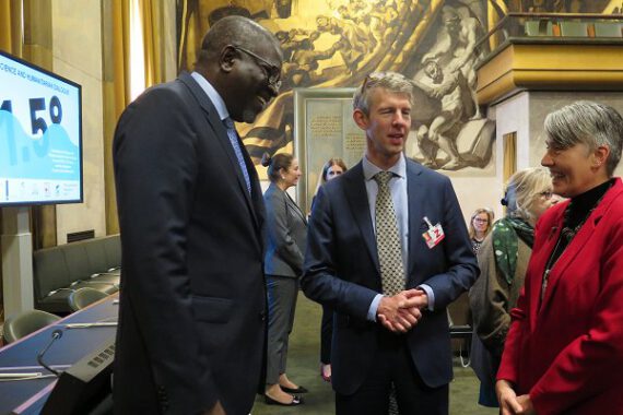 Climate: ‘Count on us as partners  in the future’, Elhadj As Sy tells  Geneva science-humanitarian dialogue