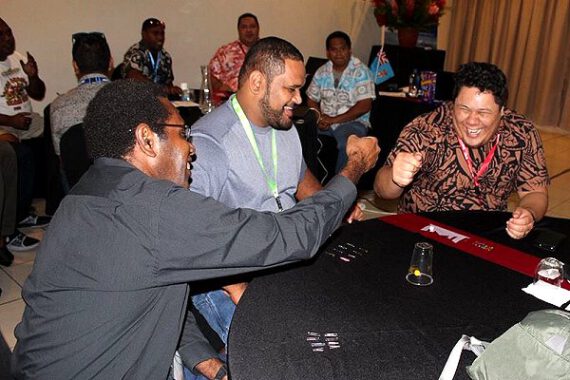 Games integrated into technical training  at 4th Pacific Islands Climate Outlook Forum