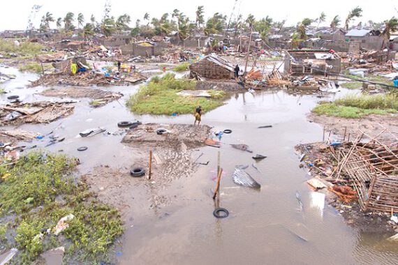 First aerial views: devastation in Beira after Cyclone Idai